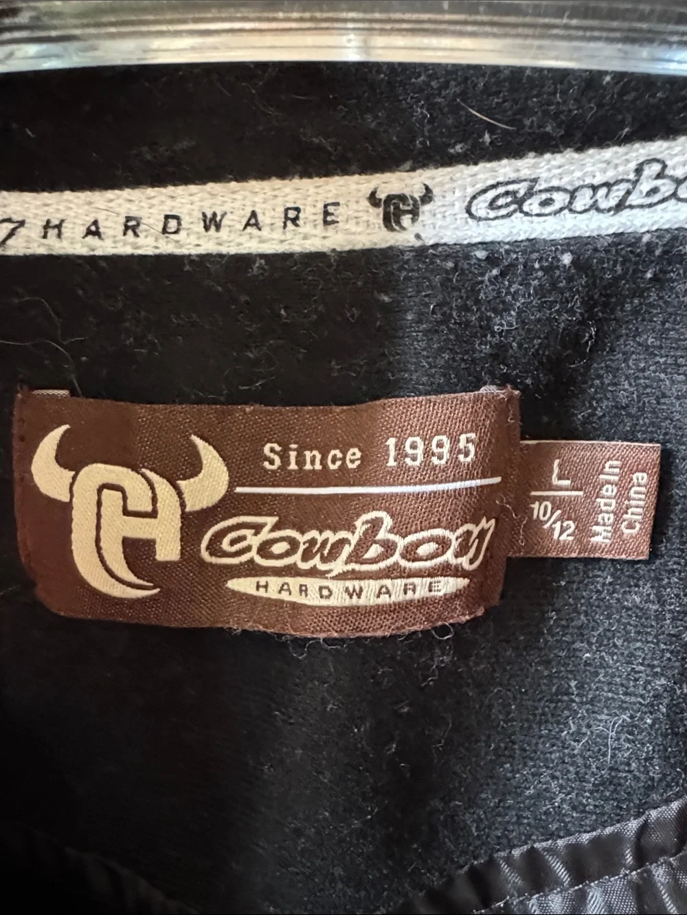 Cowboy Hardware Kids Military-Style Brown Field Jacket with Contrast Stitching